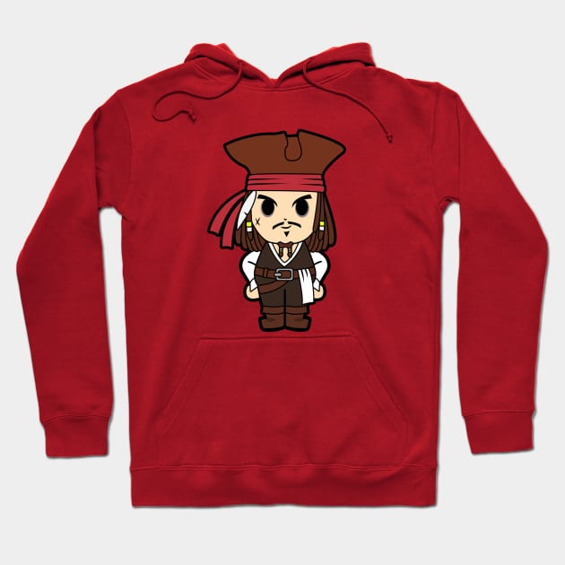 Jack Sparrow Chibi Hoodie by nataliawinyoto